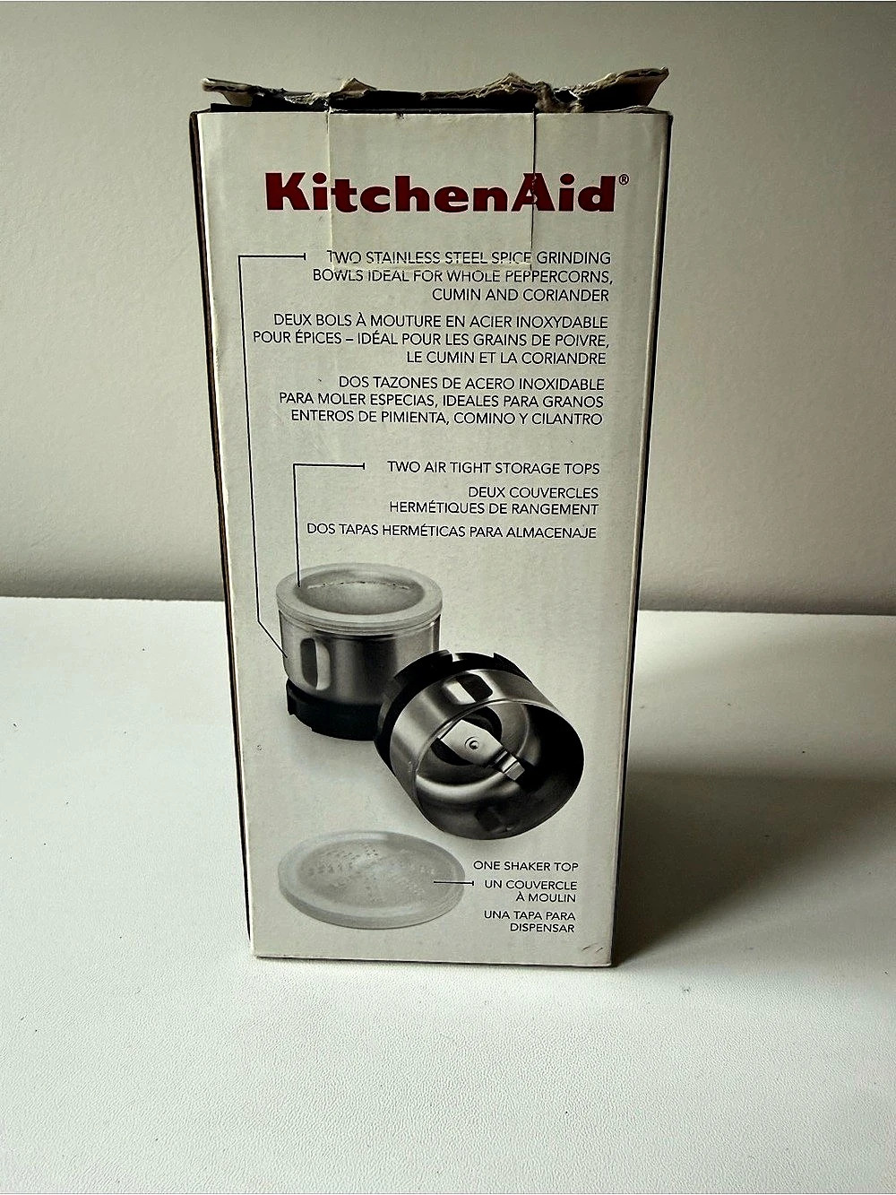 KitchenAid Spice Grinder Accessory Kit Silver - Picture 2 of 6